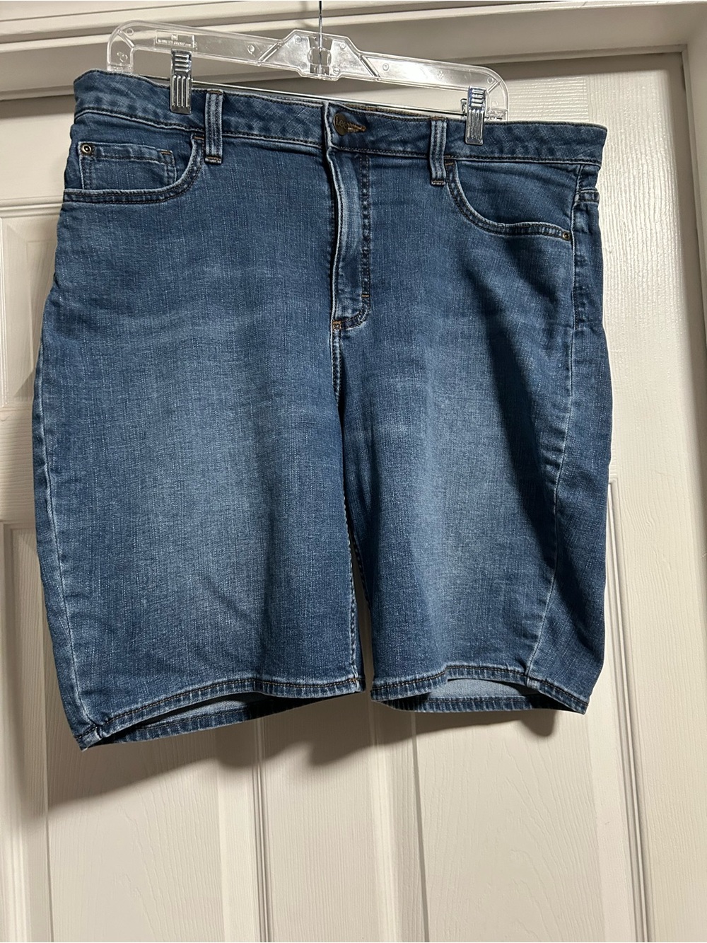 Lee Women’s Blue Denim Bermuda Shorts